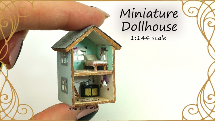 Dollhouse for Dolls; Miniature Dollhouse Tutorial