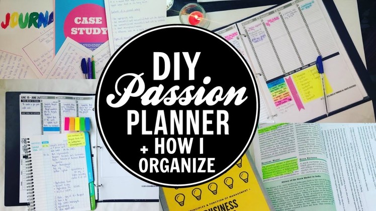 How I Organize My Planner + DIY Planner Binder and Cover 2016-2017!