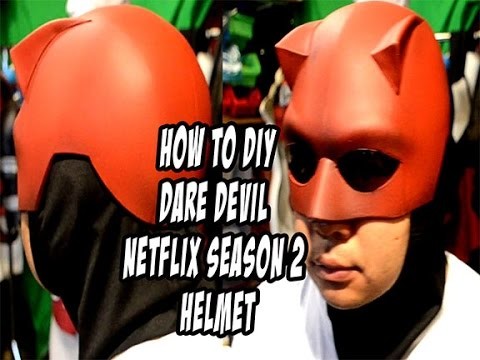 How To DiY Dare Devil Season 2 helmet Cosplay Costume