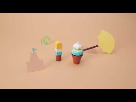 How to make an Ice Cream Cone - LEGO DUPLO - DIY Stop Motion