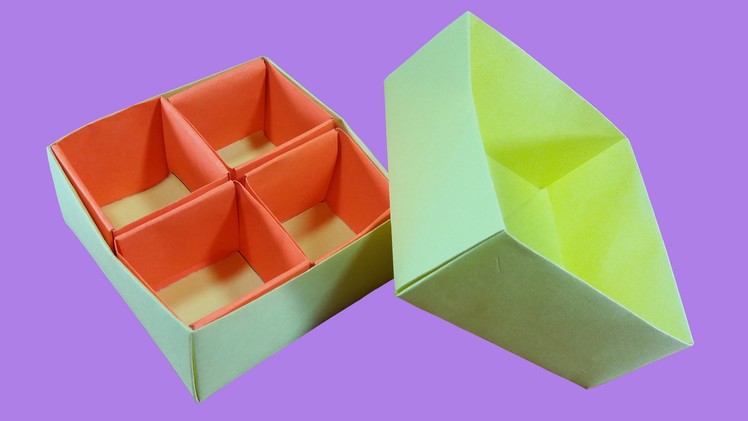 How to make Box in Box (multi storage box) : DIY Crafts
