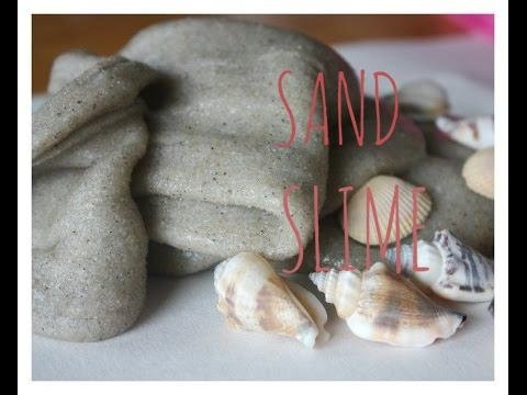 How to Make Slime Out of Kinetic Sand by Danish & Aniko | DIY Slime without Borax, Liquid Starch,