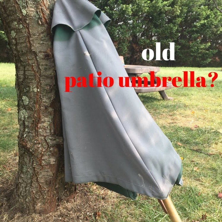 Painted Umbrella DIY - Easy Refresh for an Old Patio Umbrella!