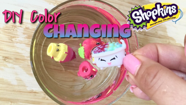 Shopkins Toy color diy changing shopkins tutorial