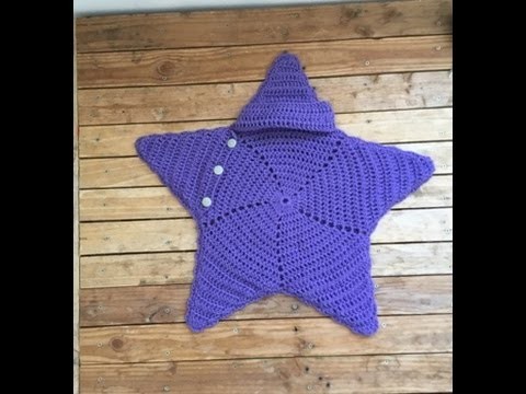 Capullo estrella tejido a crochet muy facil. Cocoon star crochet very easy