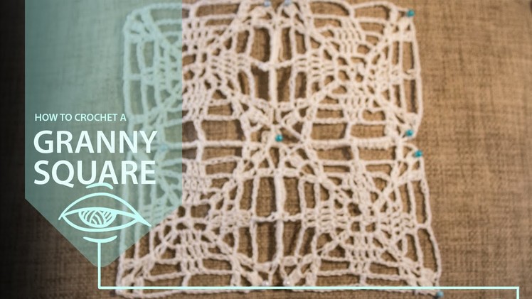 Crochet a lacy granny square