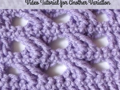 Crochet Cross Stitch   Another Variation