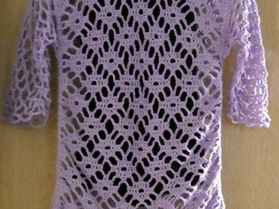 Crochet Diamond Stitch Tunic Shirt (pt1)