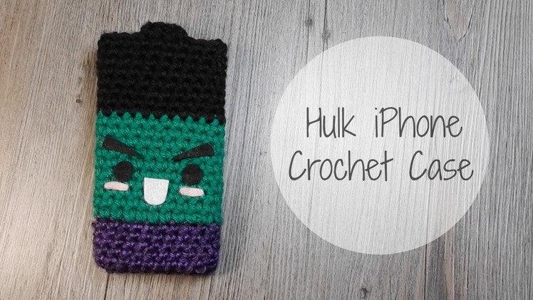 Crochet Hulk iPhone Case