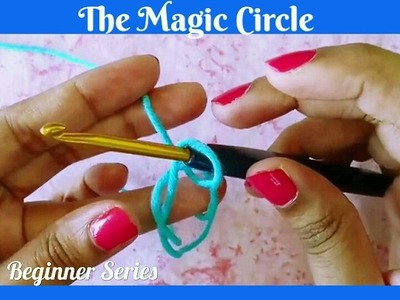 Crochet Made Easy - How to make the magic circle. magic loop (Basics) ♥ Pearl Gomez ♥