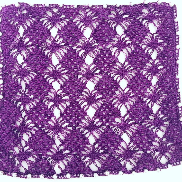 Crochet Pattern - Spider crochet stitch tutorial