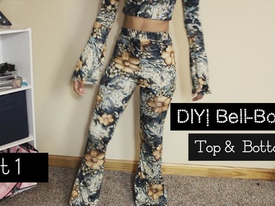 DIY|| Bell Bottoms. Flare Legs Pants | Top & Bottom Set | Part 1