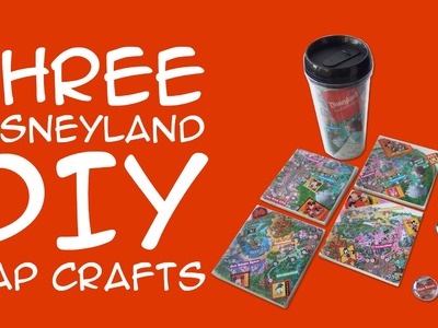 DIY Disneyland Map Coasters, Magnets and More: Crafty McFangirl Tutorial