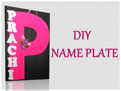 DIY - Door Name plate | Make Personalized Name Plates