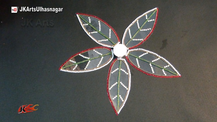 DIY Easy Rearrangeable Kundan Rangoli for Diwali | How to make | JK Arts 991