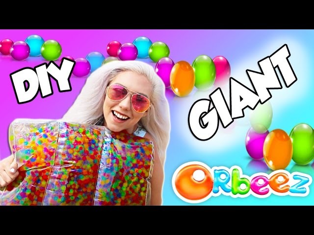 DIY GIANT ORBEEZ PILLOW | PERFECT FOR SUMMER SO MUCH FUN!