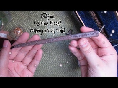 DIY Harry Potter Makeup Brush:Padfoot (Sirius Black)
