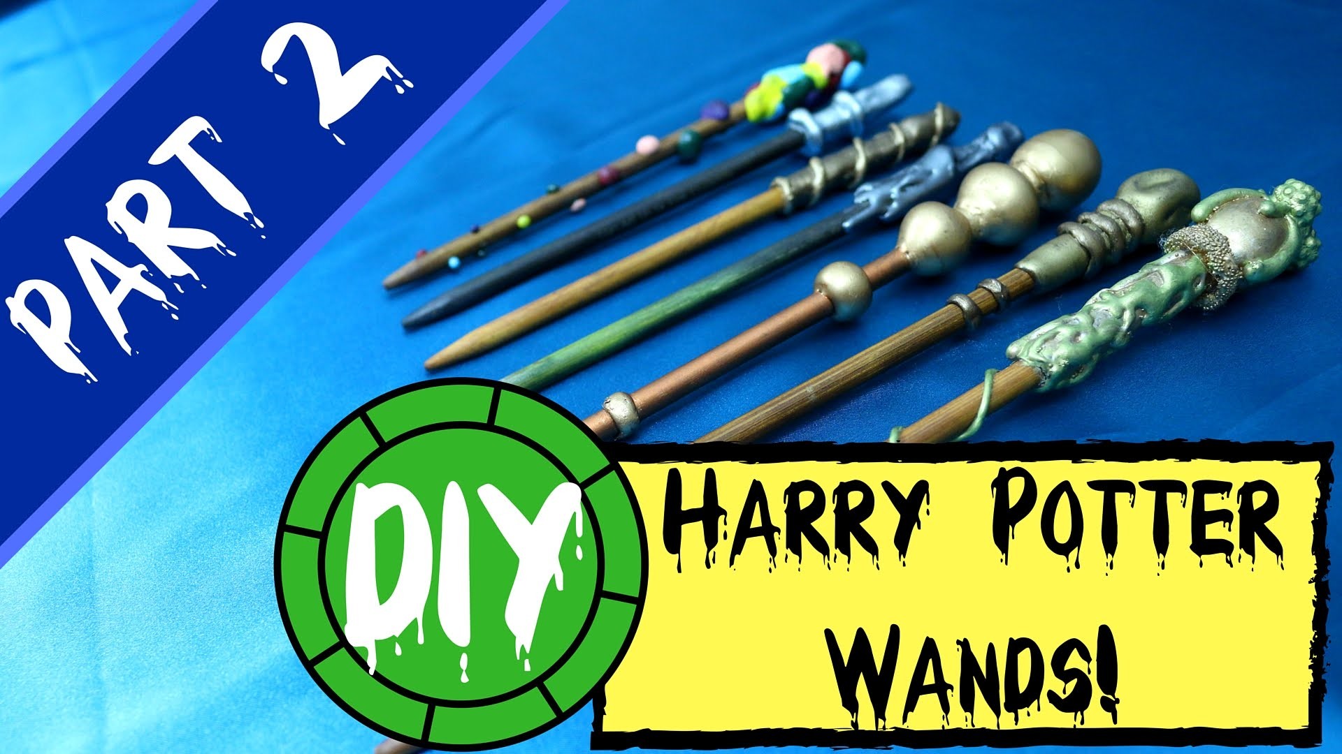 DIY: Harry Potter Wand Tutorial Part 2! -  7 Easy Wand Ideas
