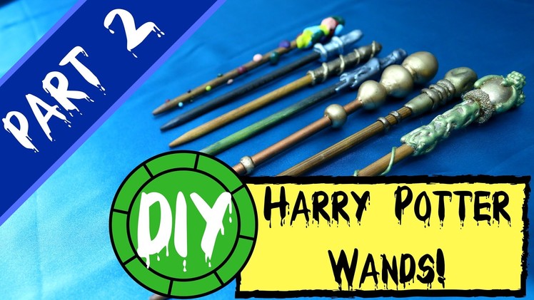 DIY: Harry Potter Wand Tutorial Part 2! -  7 Easy Wand Ideas