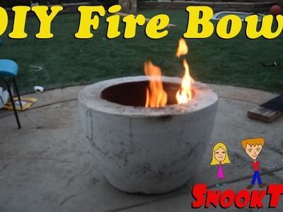 DIY Homemade Concrete Fire Bowl!
