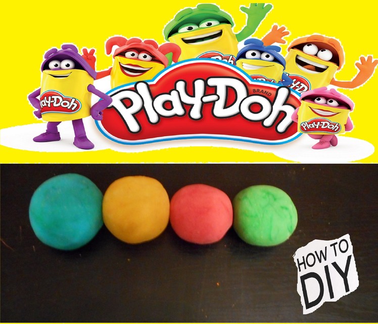 DIY: How to make Play-Doh at home(with cream of tartar)