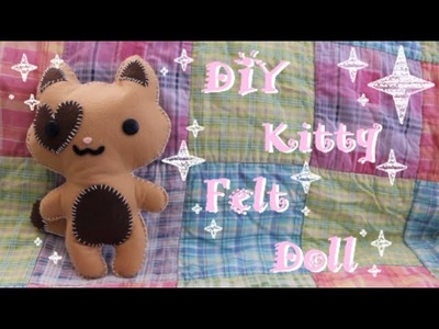 ❤ DIY Kitty Felt Doll! How to make a kawaii Ragdoll-like cat plush! ❤