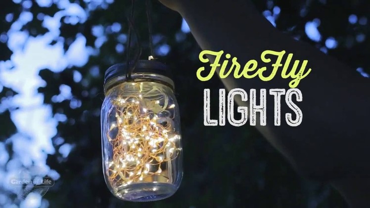 DIY Mason Jar Firefly Lights