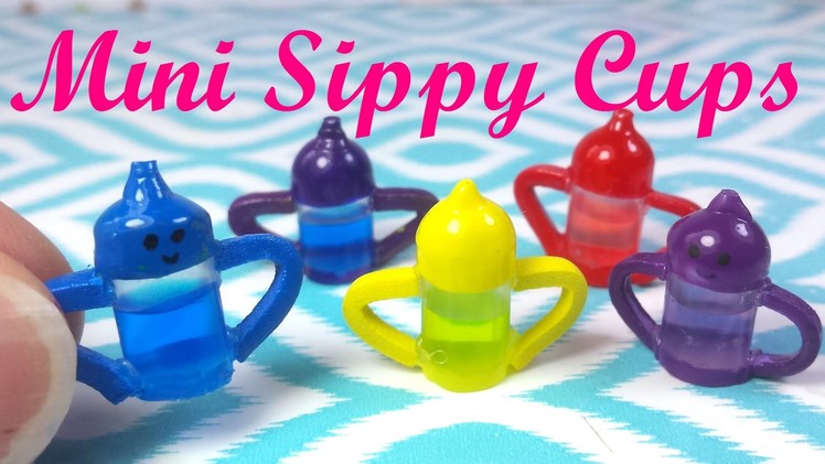 DIY Miniature Baby Doll Sippy Cup (Liquid Inside)