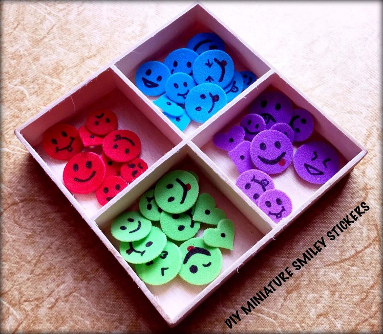 DIY - Miniature Smiley Stickers