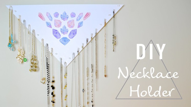 DIY Necklace Holder l Mey Lynn
