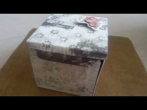 DIY Paper Craft - gift box,  magic box
