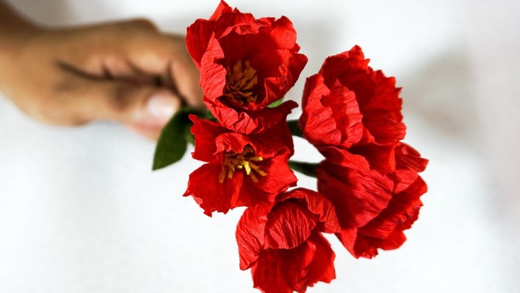 DIY Paper Crafts | Crepe Paper Wedding Bouquet Ideas | HandiWorks #68