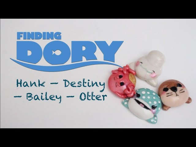 DIY Polymer Clay Finding Dory Charms