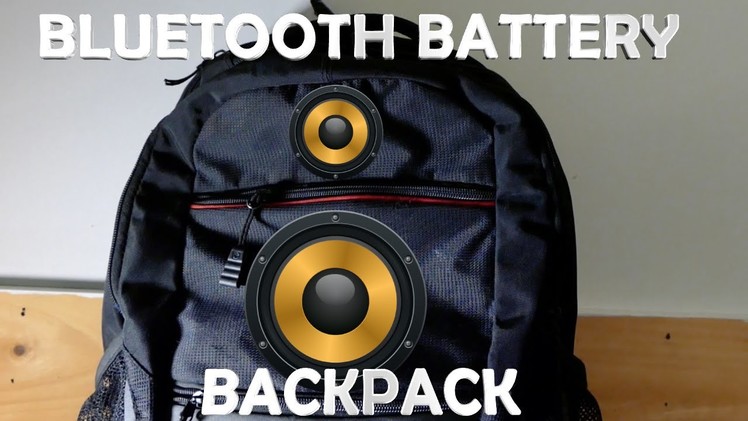 DIY Smart Backpack! (Bluetooth, Battery, Magnetic Charging)