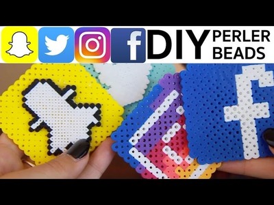 DIY Social Media Perler Beads Tutorial