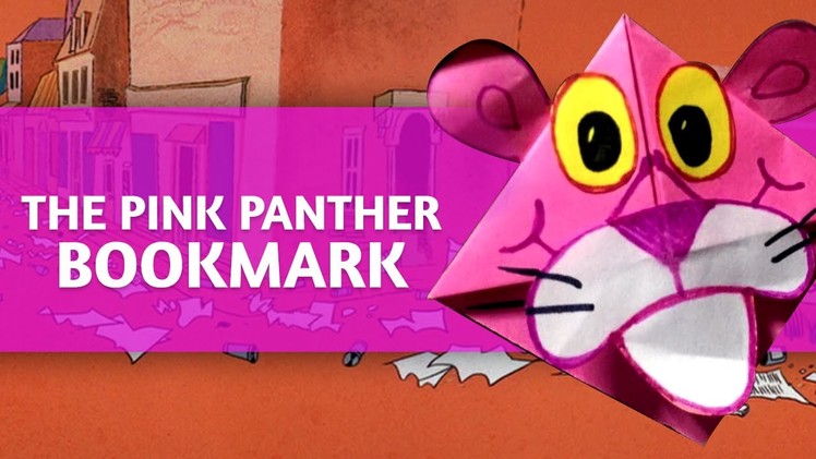 DIY [Time-lapse] Pink Panther Corner Bookmark Tutorial
