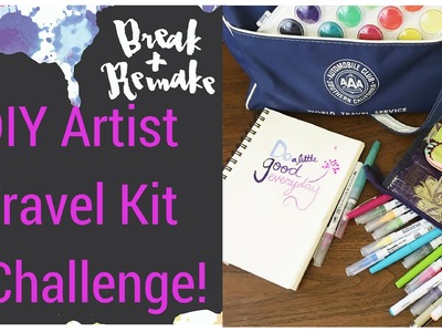 DIY Travel Art Kit + Artist Challenge!