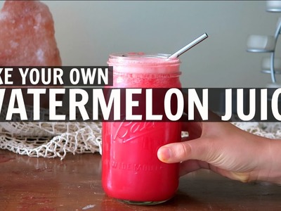 DIY Watermelon Juice || EASY + NO JUICER NEEDED!
