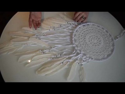 Dream Catcher ~ White Crochet Review, High quality, handmade with love, care and attention
