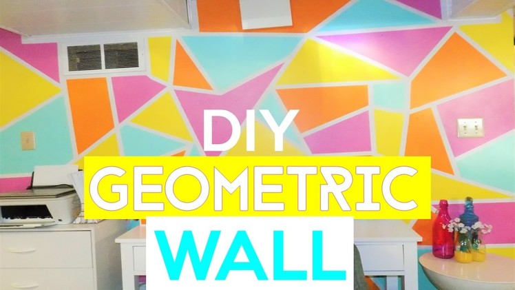 EASY DIY Geometric Accent Wall Tutorial!. #TheMakingofStudioEM