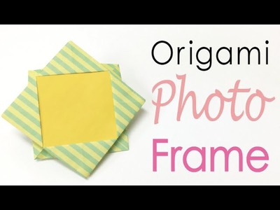Easy☺︎ Origami Paper Photo Frame ✨DIY✨ - Origami Kawaii 〔#128〕
