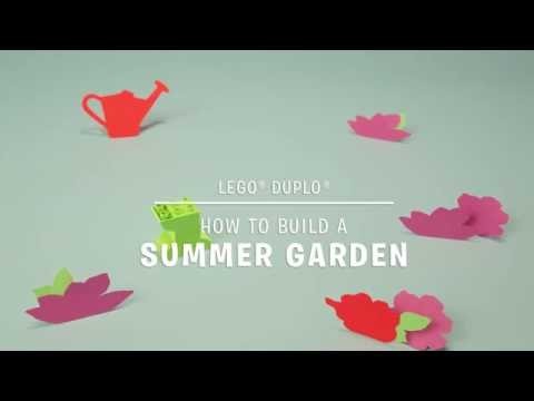 How to Build a Summer Garden - LEGO DUPLO - DIY Stop Motion