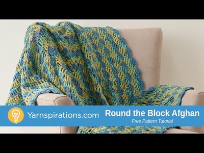 How to Crochet a Blanket: Around the Block Afghan
