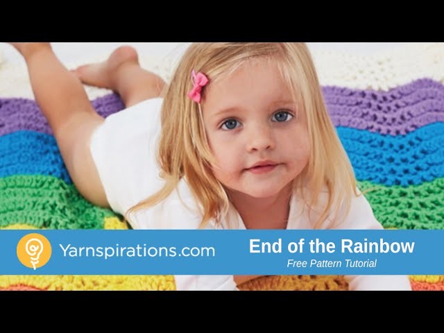 How to Crochet a Blanket: End of the Rainbow