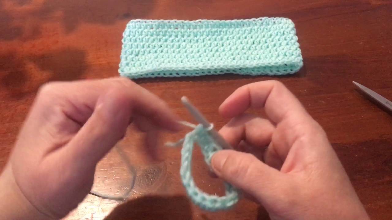 How to crochet a ear warmer.headband