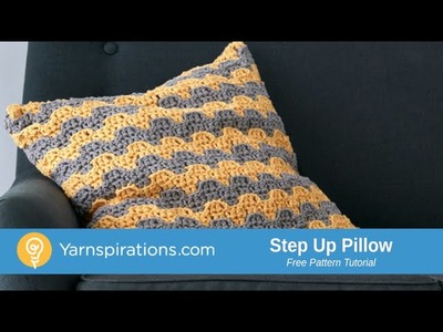 How to Crochet A Pillow: Step Up Pillow