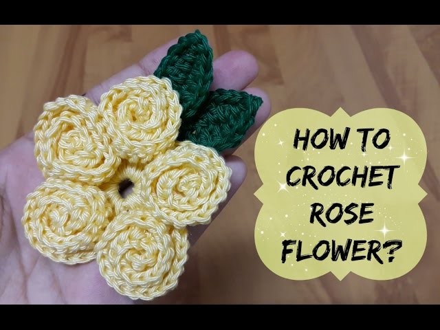 How to crochet rose stitch flower? | !Crochet!
