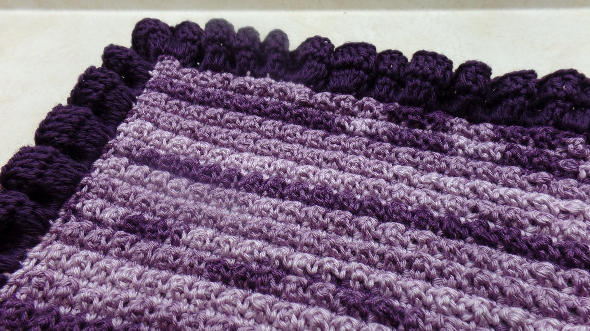 How to #Crochet Ruffle Edge Baby Blanket #TUTORIAL #318