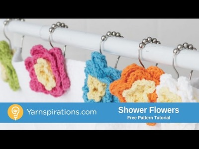 How To Crochet Shower Curtain Flowers