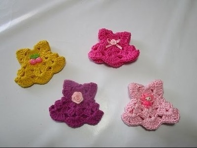 How to Crochet Souvenir baby dress diy tutorial